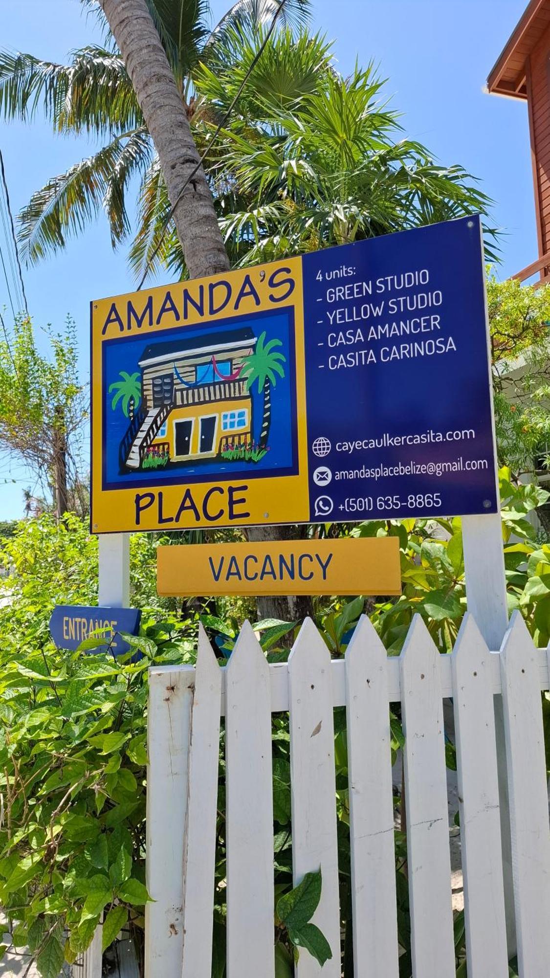 Amanda'S Place Green Studio - Pool And Tropical Garden Caye Caulker Ngoại thất bức ảnh