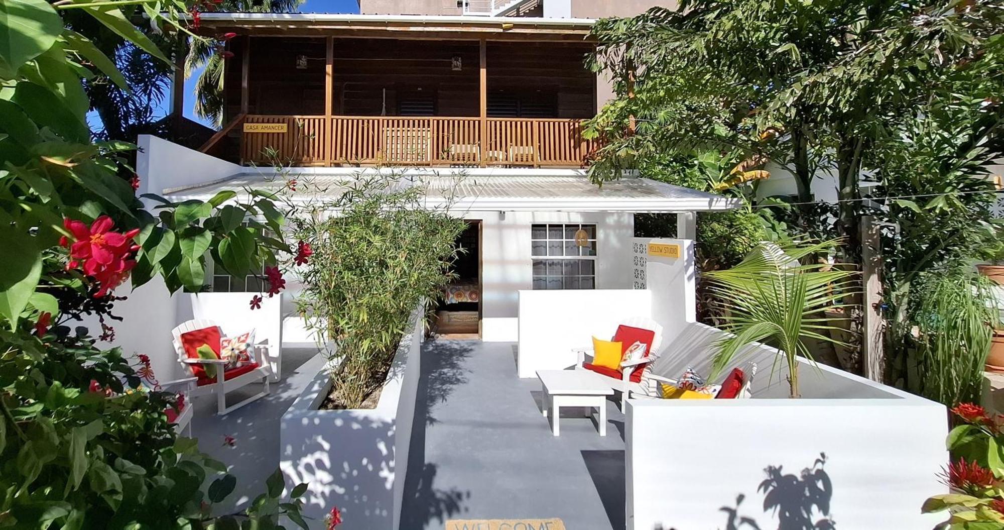 Amanda'S Place Green Studio - Pool And Tropical Garden Caye Caulker Ngoại thất bức ảnh